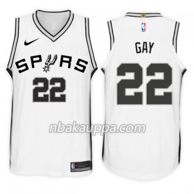 San Antonio Spurs Rudy Gay 22 Nike 2017-18 Valkoinen Pelipaidat Swingman - Miesten